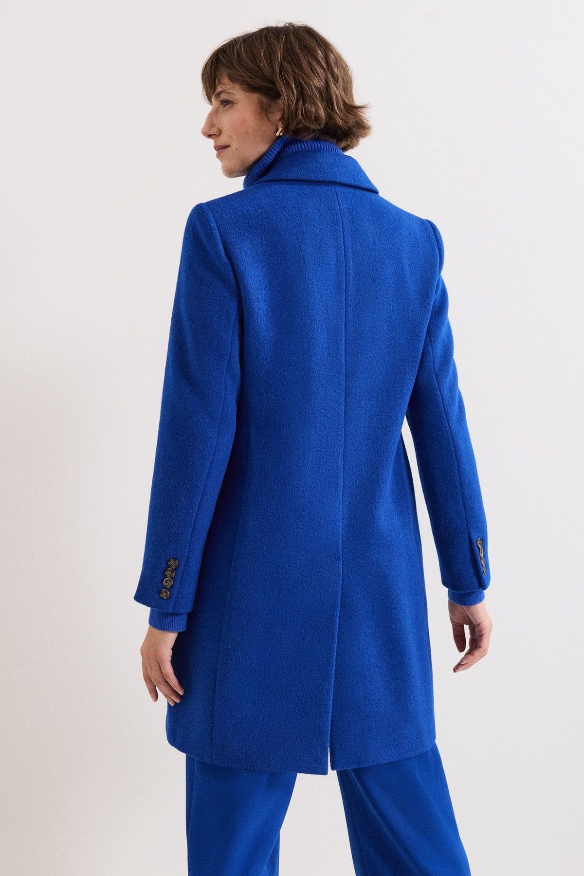 Phase Eight Phase Eight Women's Lydia Wool Coat in Cobalt - 4