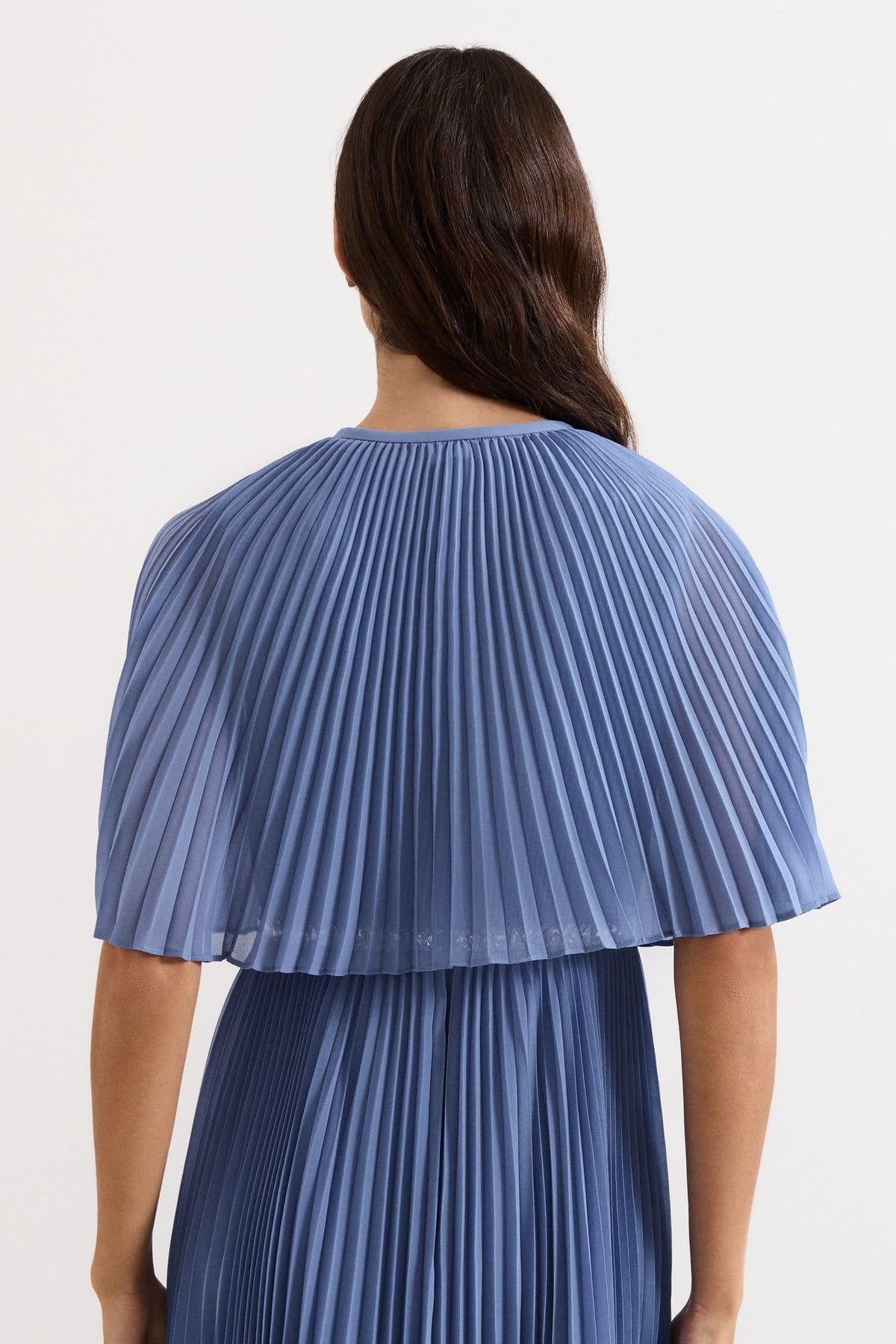 Phase Eight Phase Eight Women's Anora Pleated Cover in Bright Blue - 4