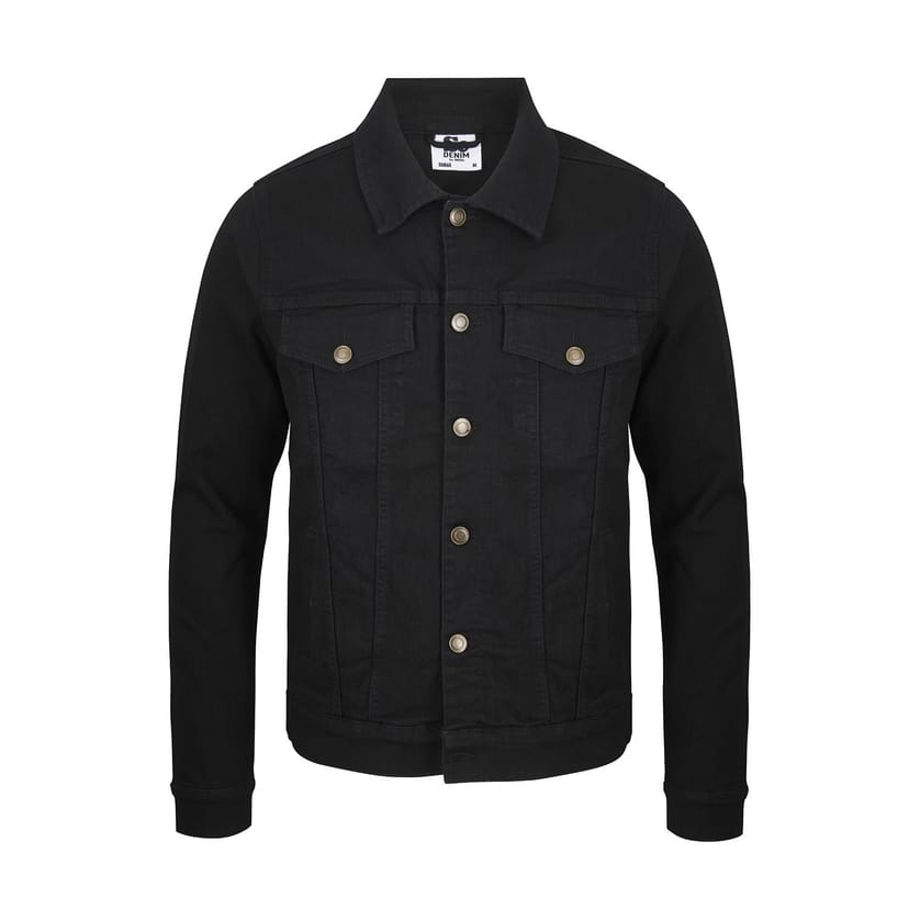 So Denim So Denim Men's Noah Denim Jacket in Black - 1