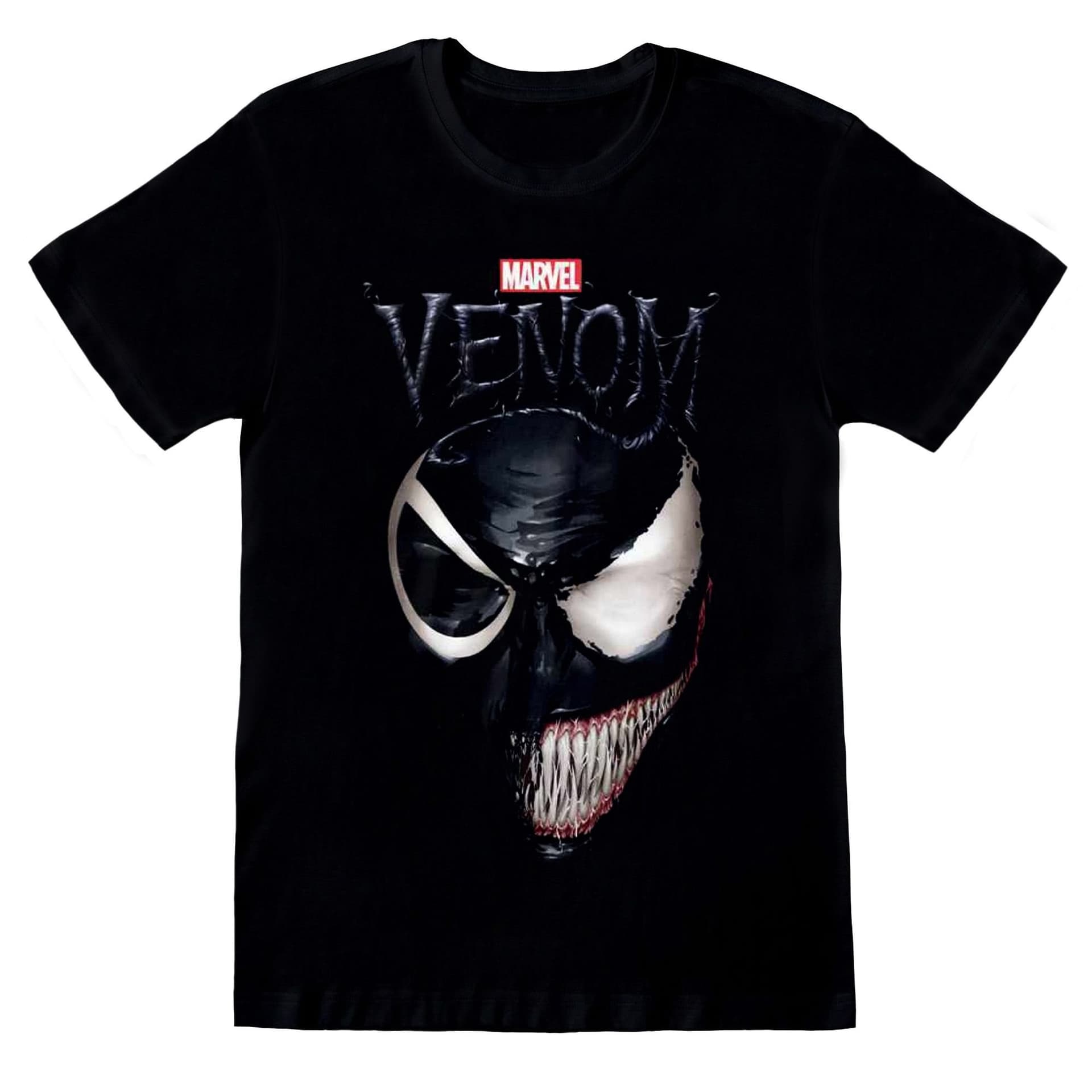 Venom Venom Men's Split Face T-Shirt in Black