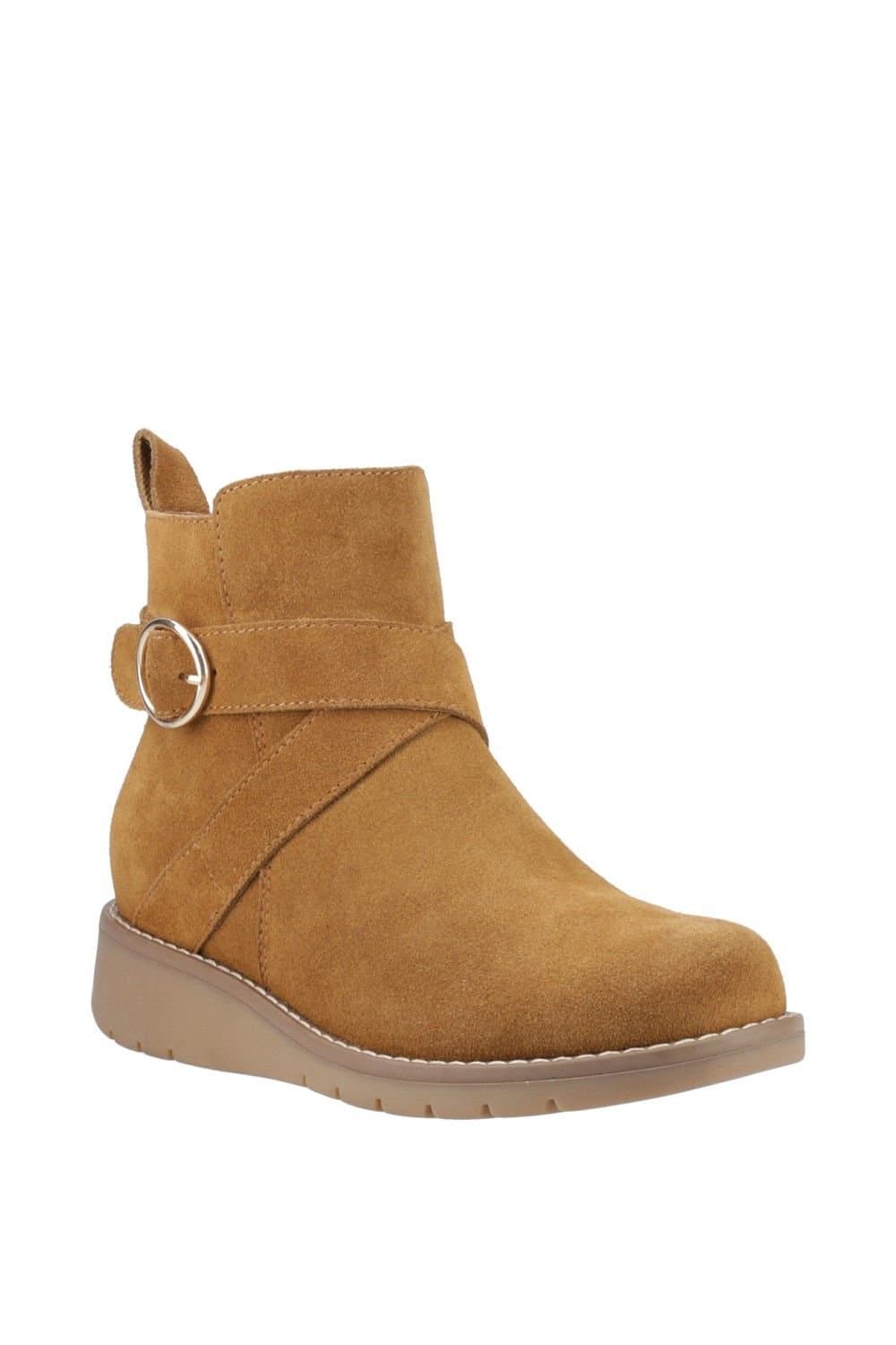 Hush Puppies Hush Puppies Women's Lyra Buckle Boot in Tan