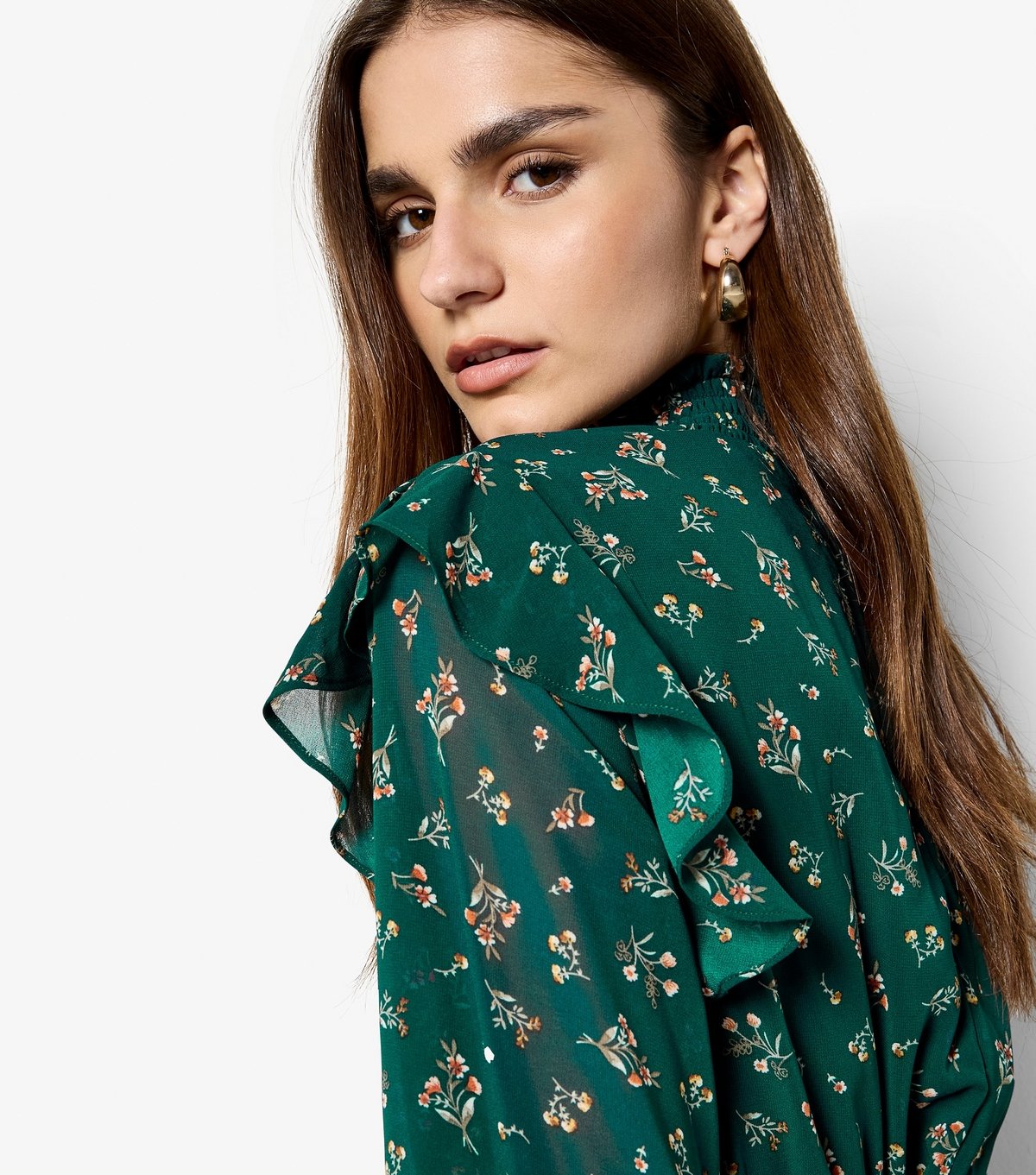 Apricot Women's Spaced Vintage Ditsy Floral Mini Dress Apricot New Look - 2