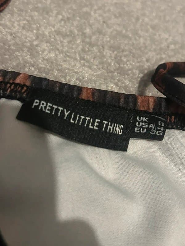 PrettyLittleThing leopard print prettylittlething mini dress