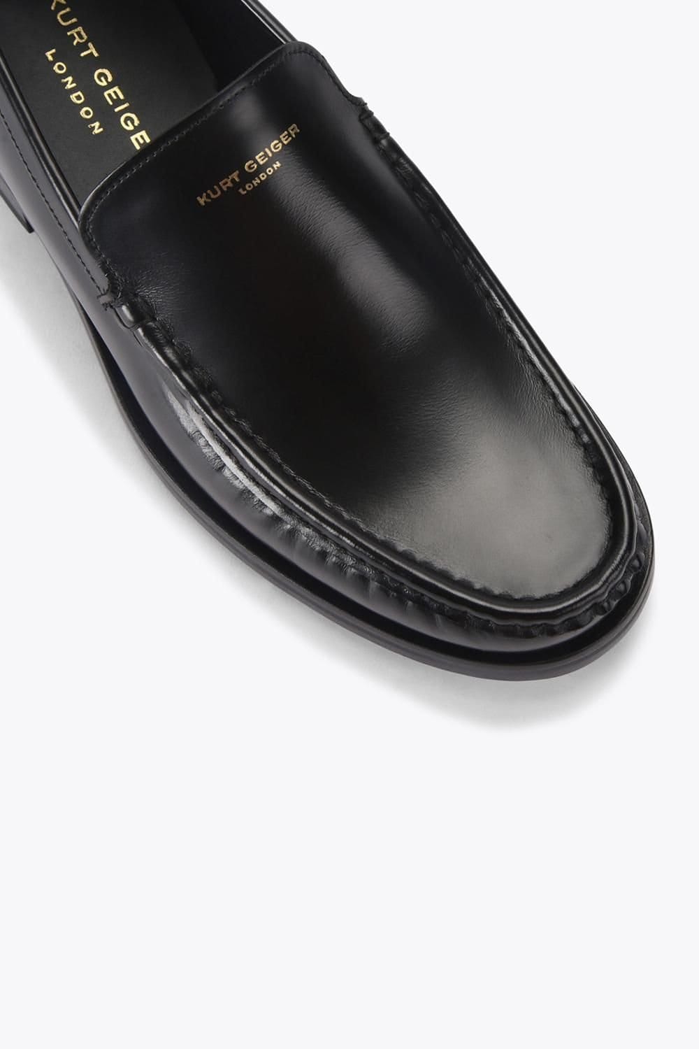 Kurt Geiger London Kurt Geiger London Men's 'Denman Loafer' Leather Shoes in Black - 4