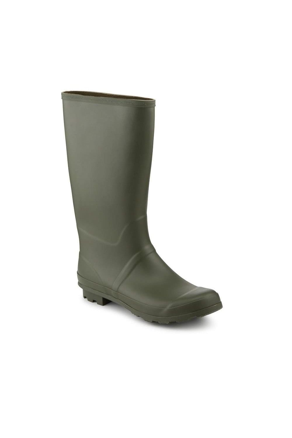 Pavers Pavers Men's Rubber Waterproof Wellies in Olive - 1