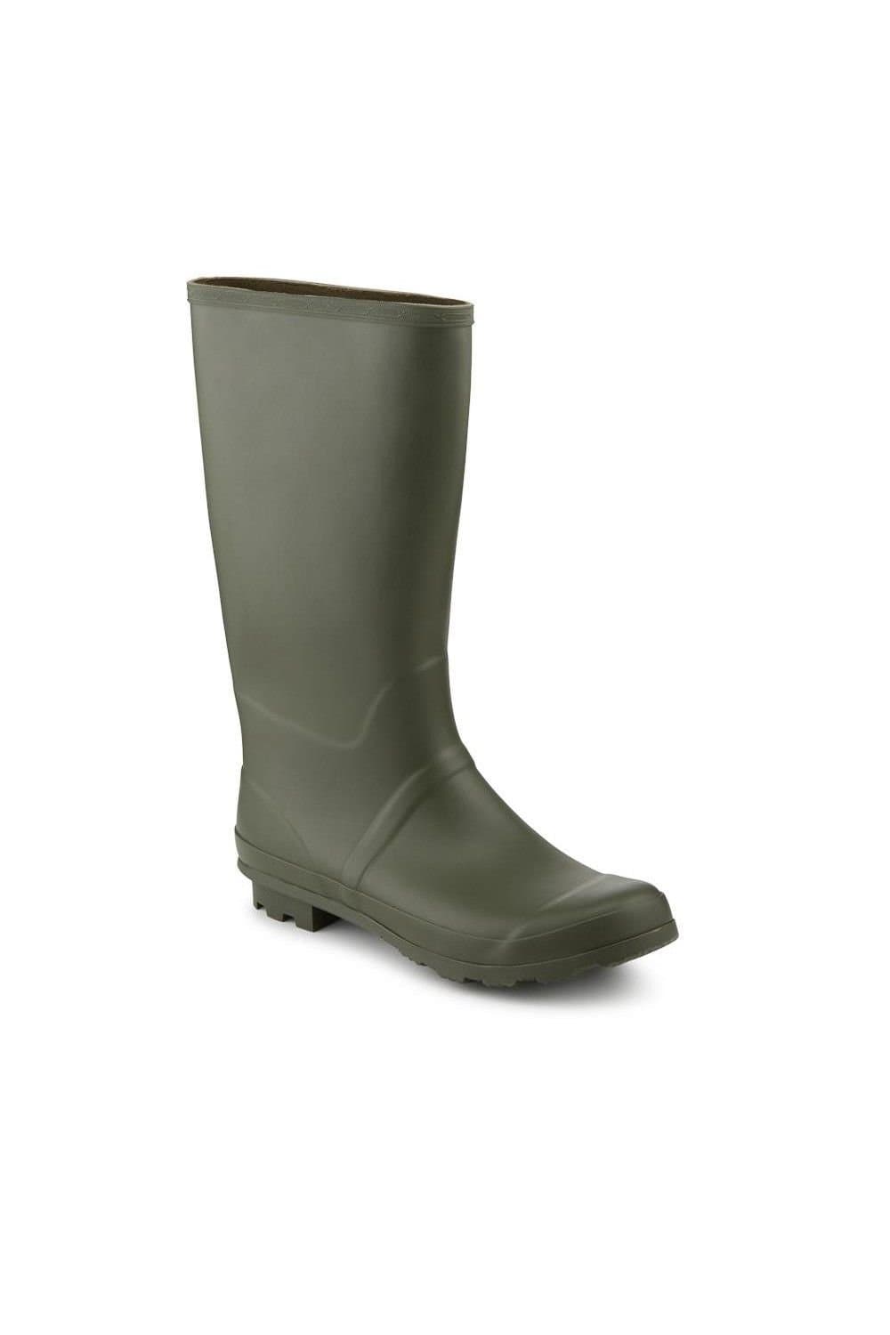 Pavers Pavers Men's Olive Rubber Waterproof Wellies