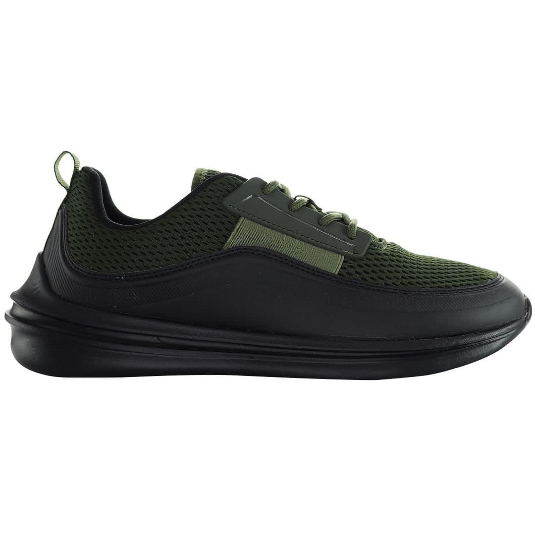 Henleys Henleys Men's Silva Khaki/Black Running Shoes in Black