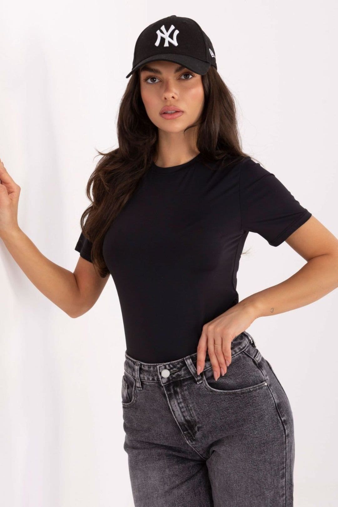 Love Lace Love Lace Women's Everyday Breathable Casual Blouse with Round Neck in Black - 4