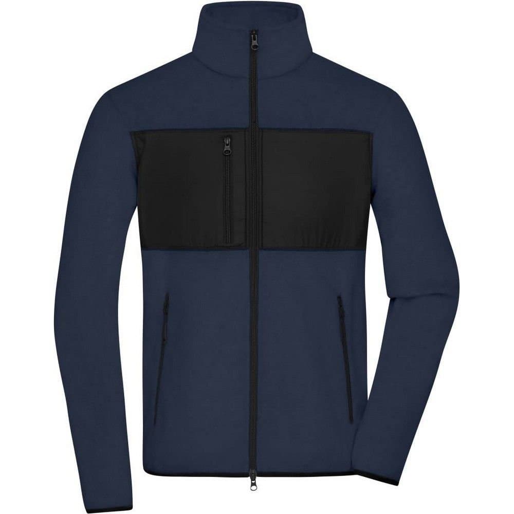 James and Nicholson James and Nicholson Men's Fleece Jacket in Navy