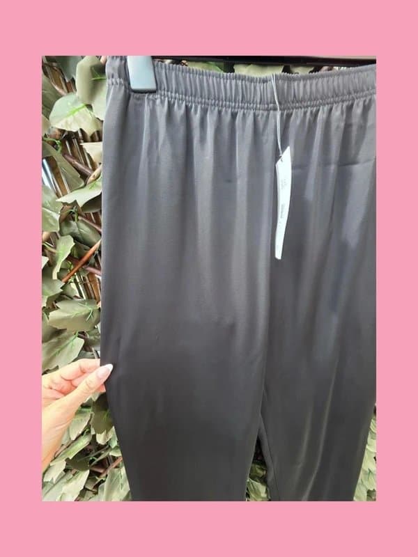 River Island Black Satin Floaty Trousers River Island uk 22 brand new with tags