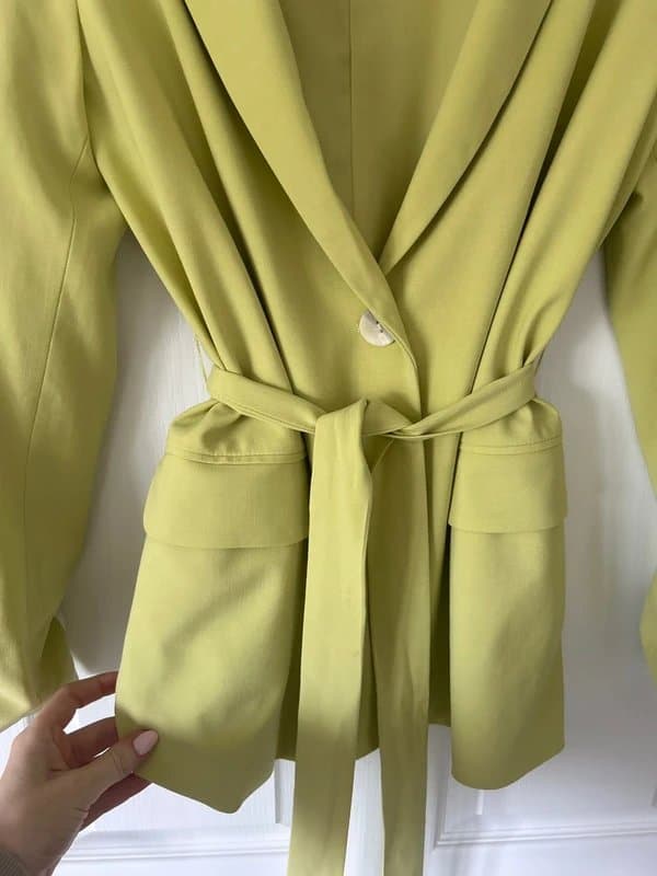 Bershka Bershka tie waist blazer