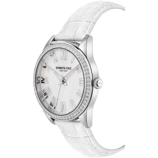 Kenneth Cole Kenneth Cole Women's KC50941001 Classic 40mm Quartz Watch in White - 2