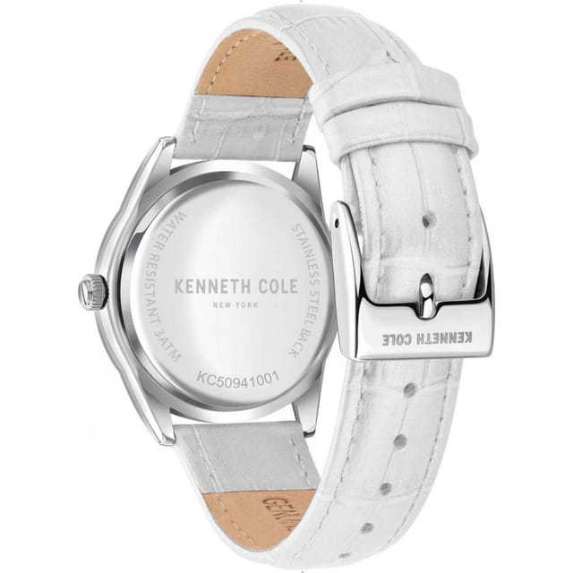 Kenneth Cole Kenneth Cole Women's KC50941001 Classic 40mm Quartz Watch in White - 3