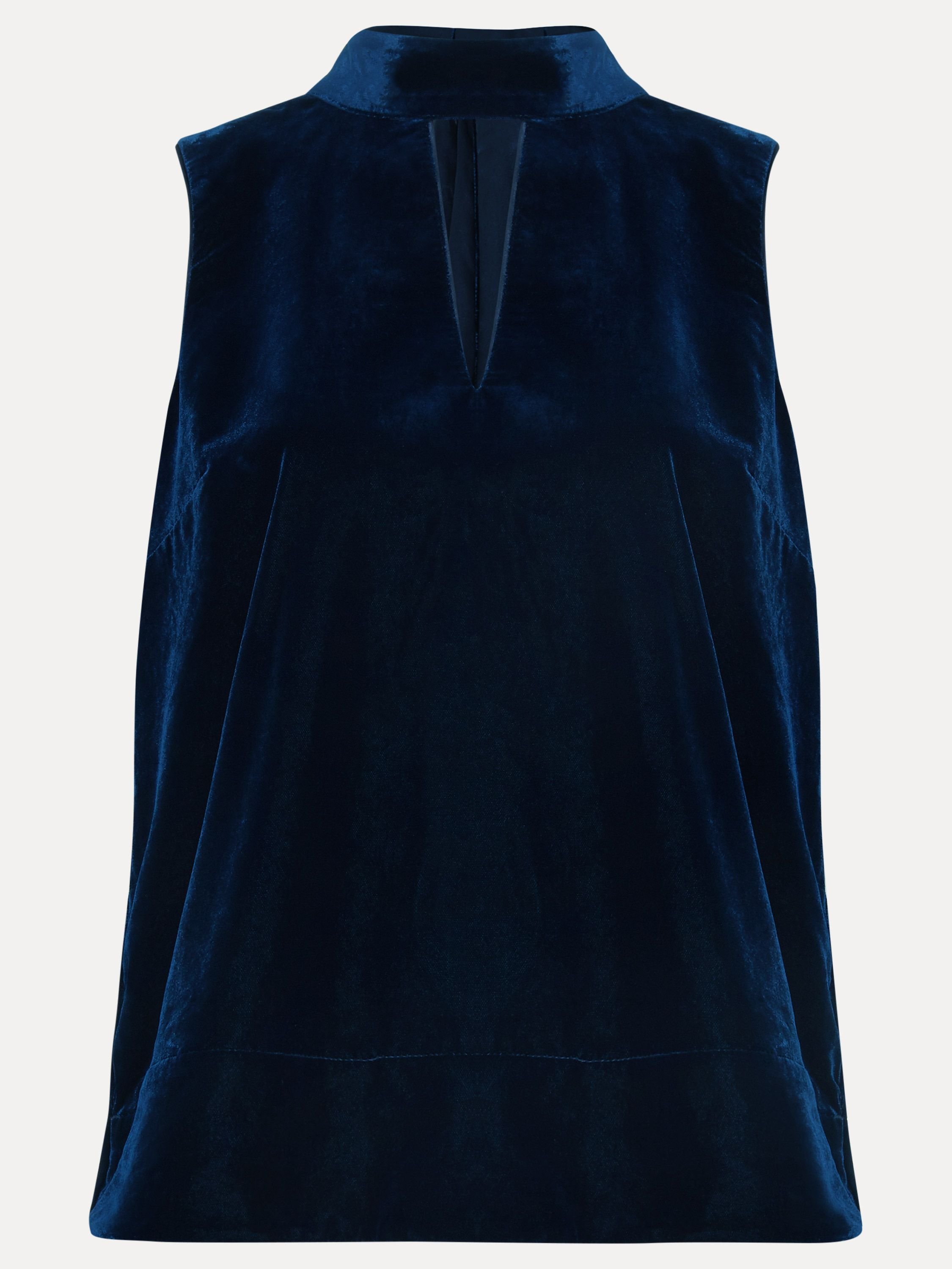 Phase Eight Phase Eight Women's Eilish Velvet Top in Dark Navy - 2