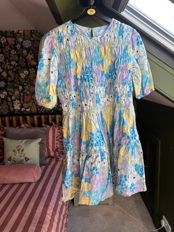 ASOS ASOS floral shirred mini summer dress