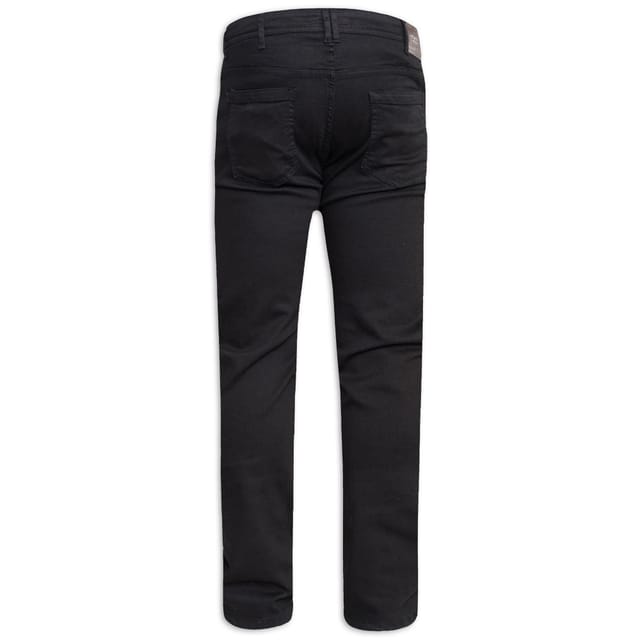 Duke Clothing Duke Clothing Men's Claude Slim Fit Stretch Jeans in Black - 2