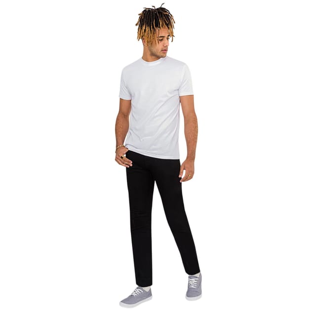 Duke Clothing Duke Clothing Men's Claude Slim Fit Stretch Jeans in Black - 3