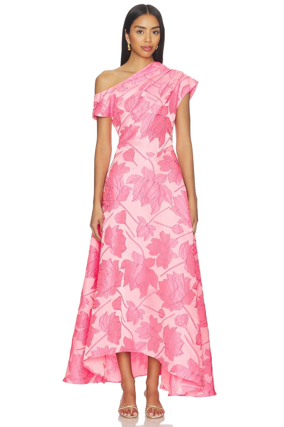 revolve Dionne Asymmetrical Maxi Gown