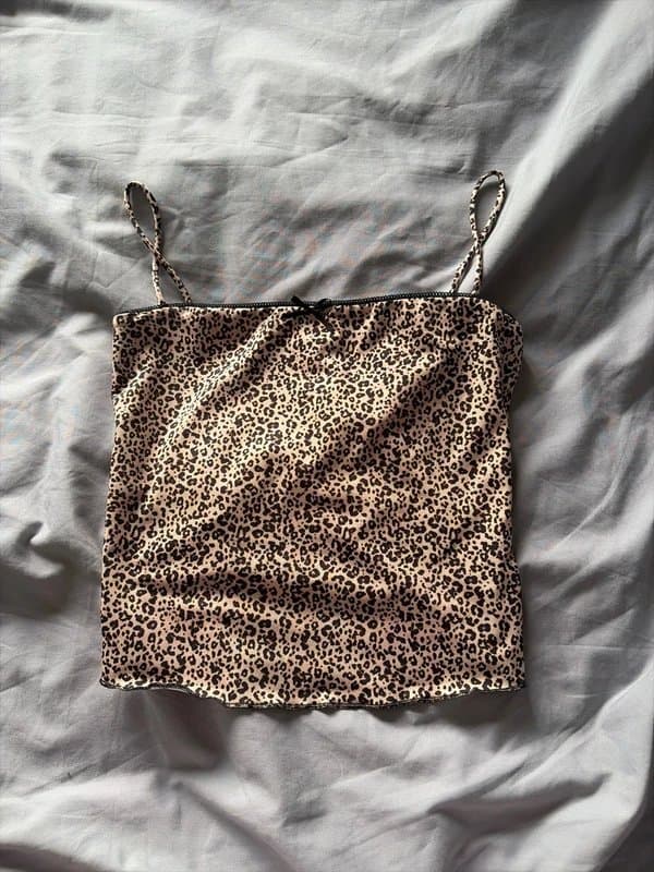 Bershka bershka leopard print cami top