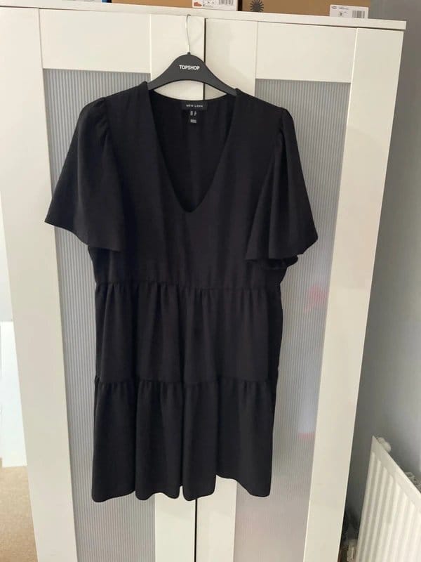 New Look New Look black tiered dress size 12 - 1
