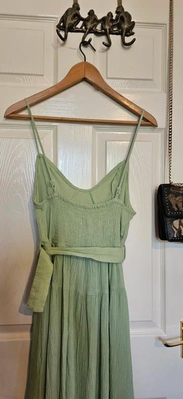 ASOS Design ASOS Design Tiered Green Midi/Maxi Dress