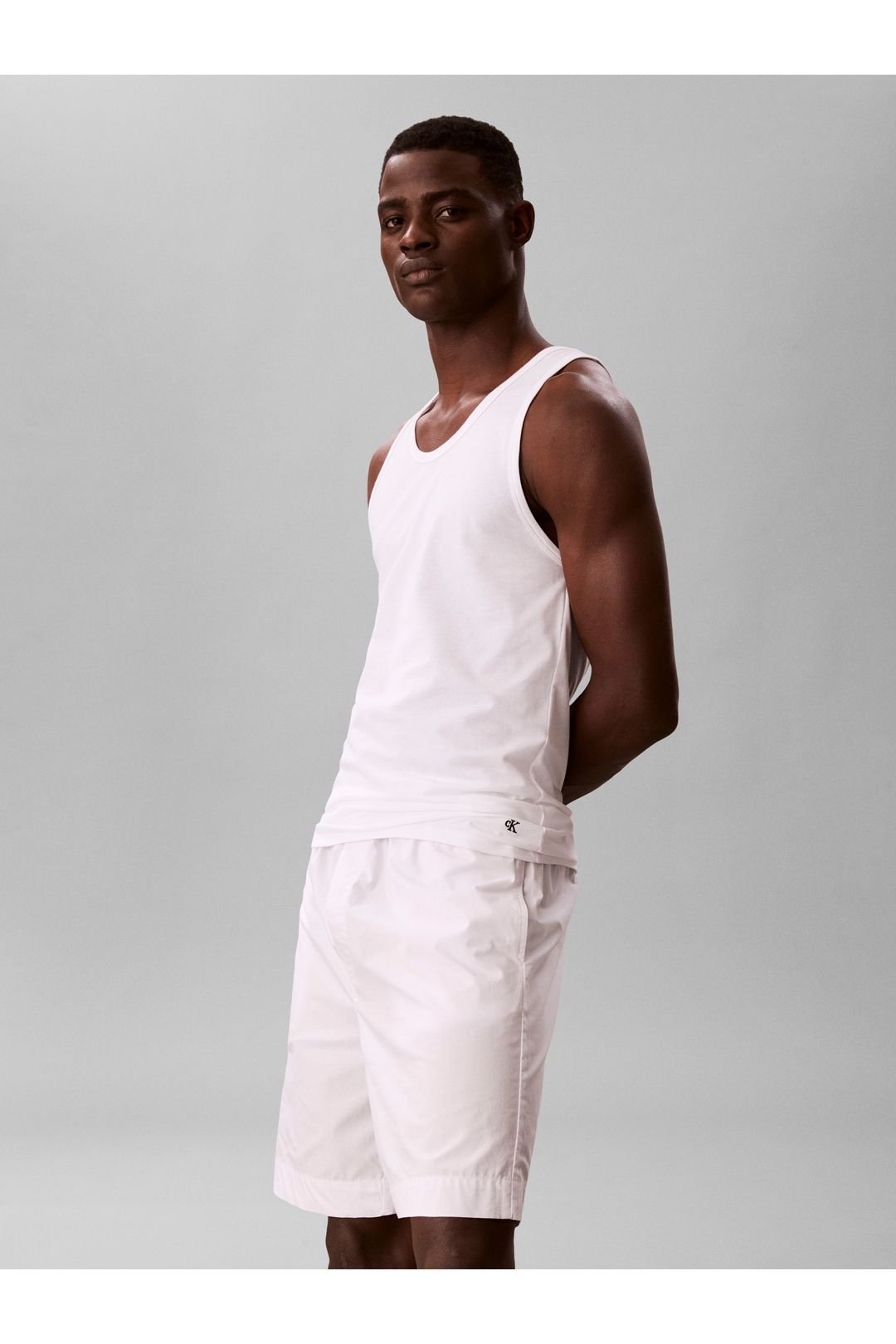 Calvin Klein Calvin Klein Men's Tank 3Pk Black W Blue Descent - 4