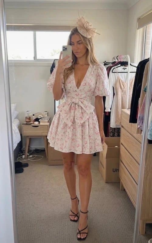 ASOS Asos Luxe Plunge Floral Dress Size 10
