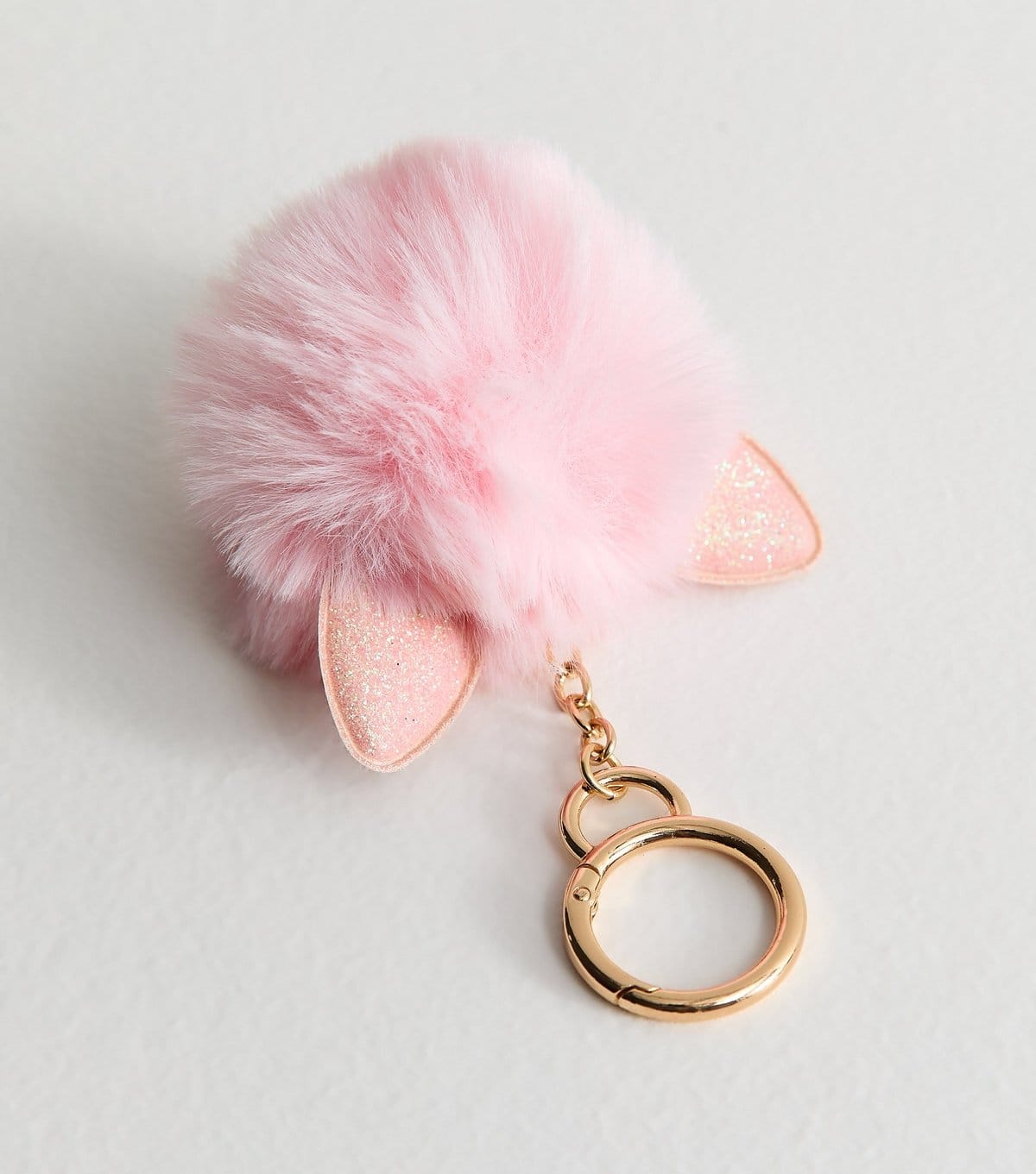 New Look Pink Cat Pom Pom Bag Charm New Look - 4
