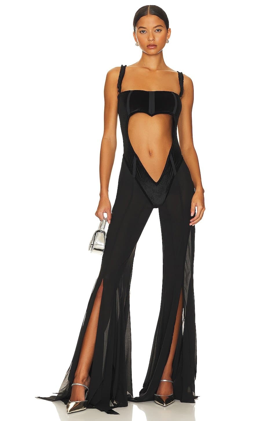 revolve Love Velvet Jumpsuit