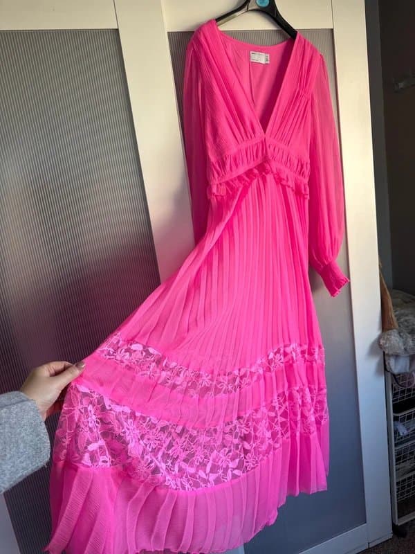 ASOS Design ASOS Design [Tall Range] Fuchsia Pink Maxi Dress