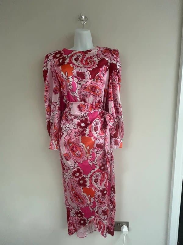 River Island * NEW * (shop floor) River Island bright wrap dress UK 14