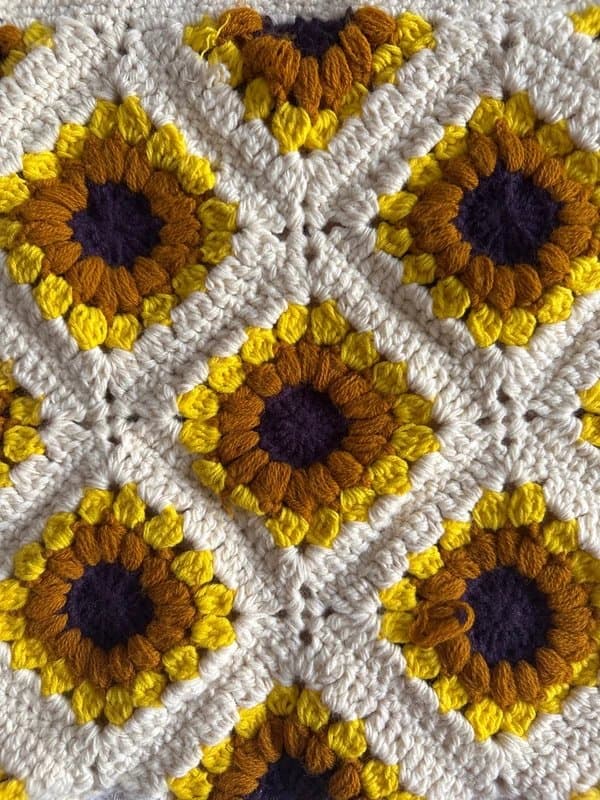 ASOS Crochet sunflower bag