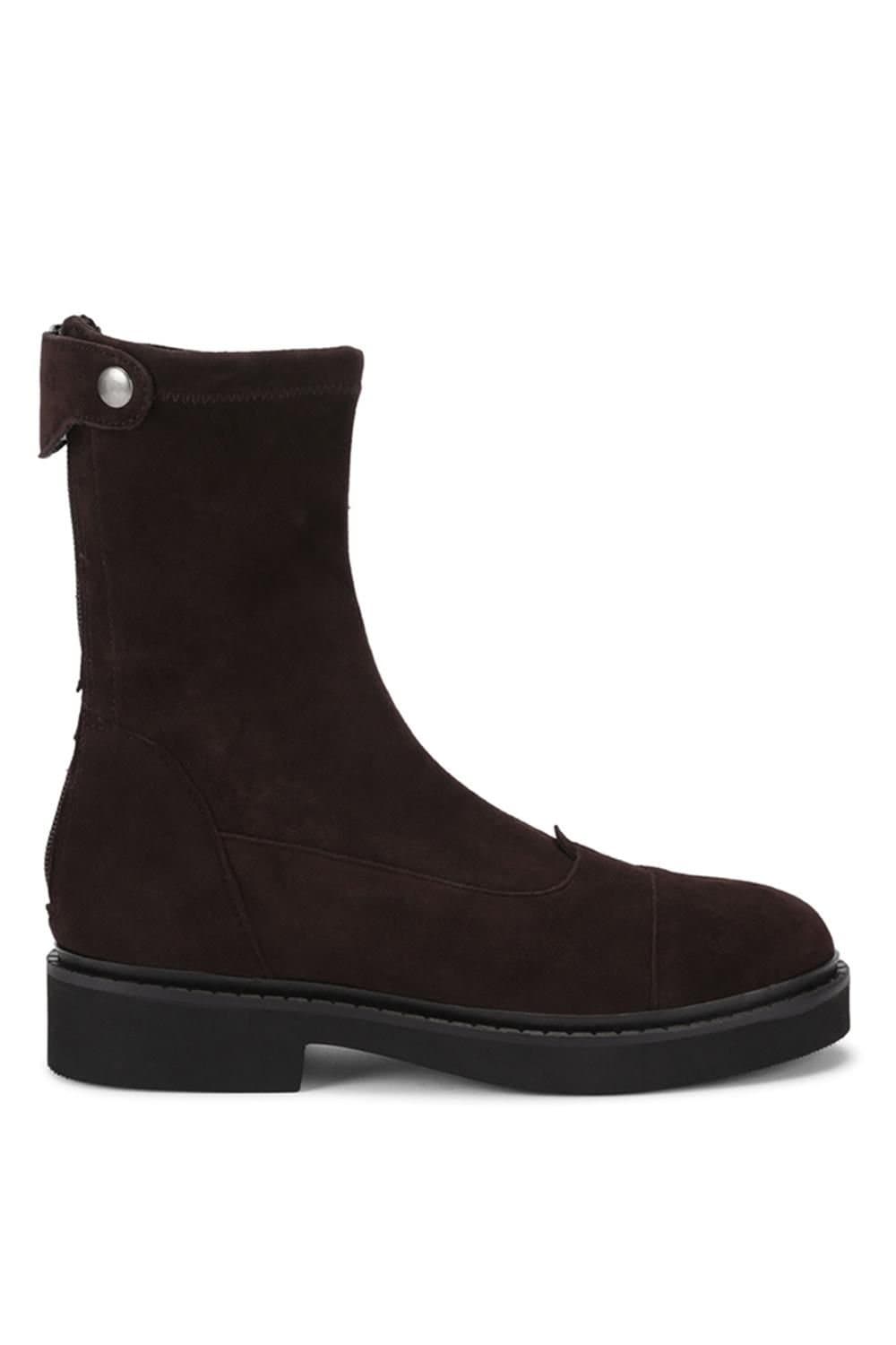 Steve Madden STEVE MADDEN Women's 'Myer Dark Brown' Suede Boots in Dark Brown