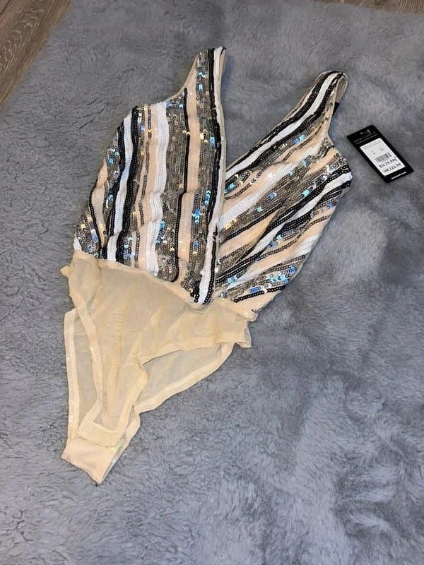 New Look New look sequin embellished bodysuit leotard size 6 RRP£25