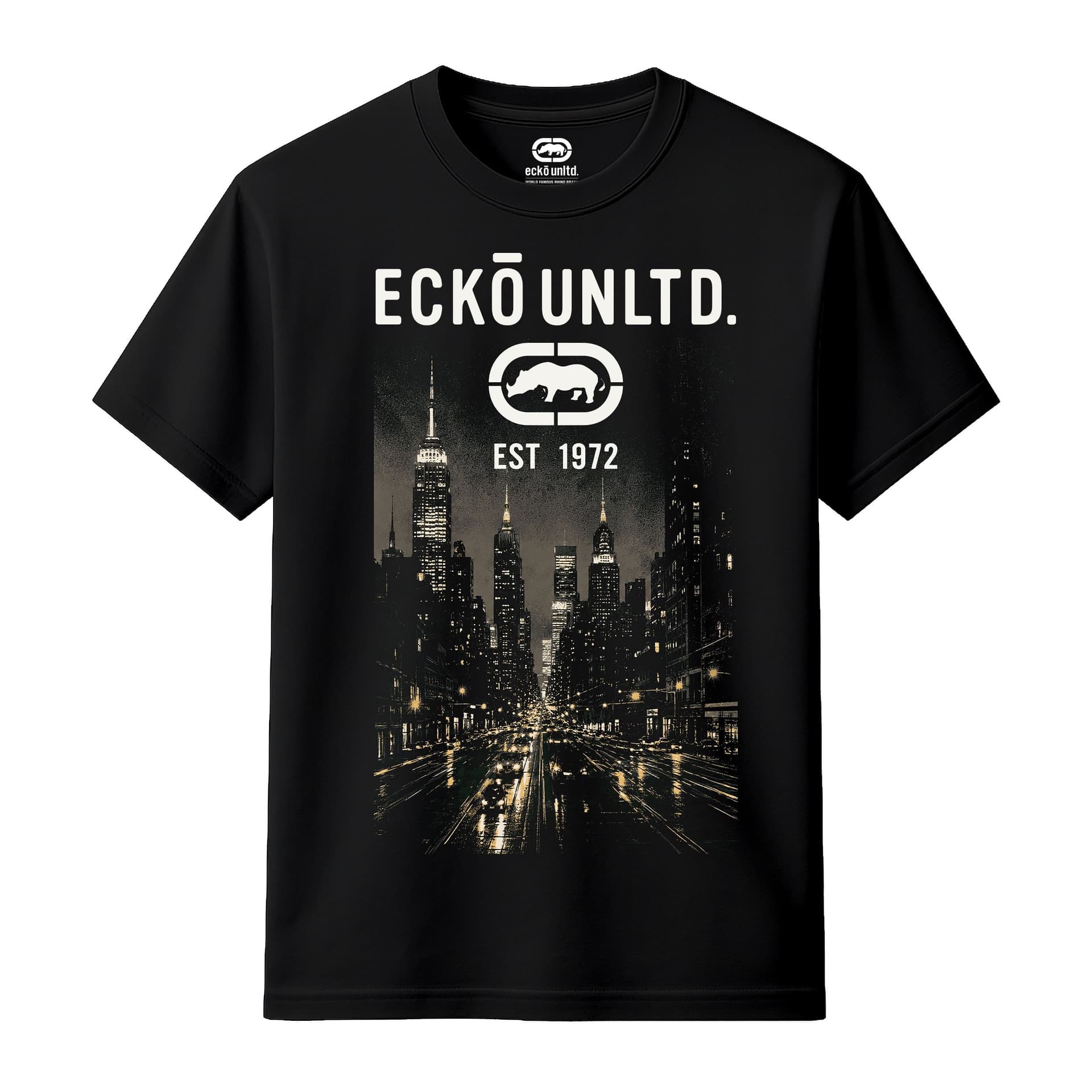 Ecko Untld. Ecko Untld. Men's Cityspace T-Shirt in Black