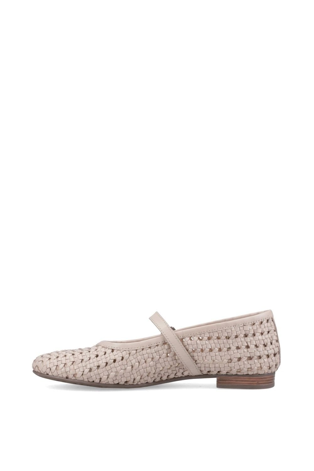 Hush Puppies Hush Puppies Women's Delaney Woven Mary Jane in Cream - 4