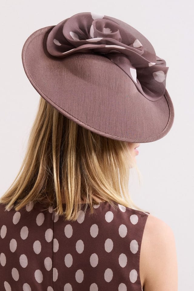 Phase Eight Phase Eight Women's Spot Disc Fascinator in Brown - 3