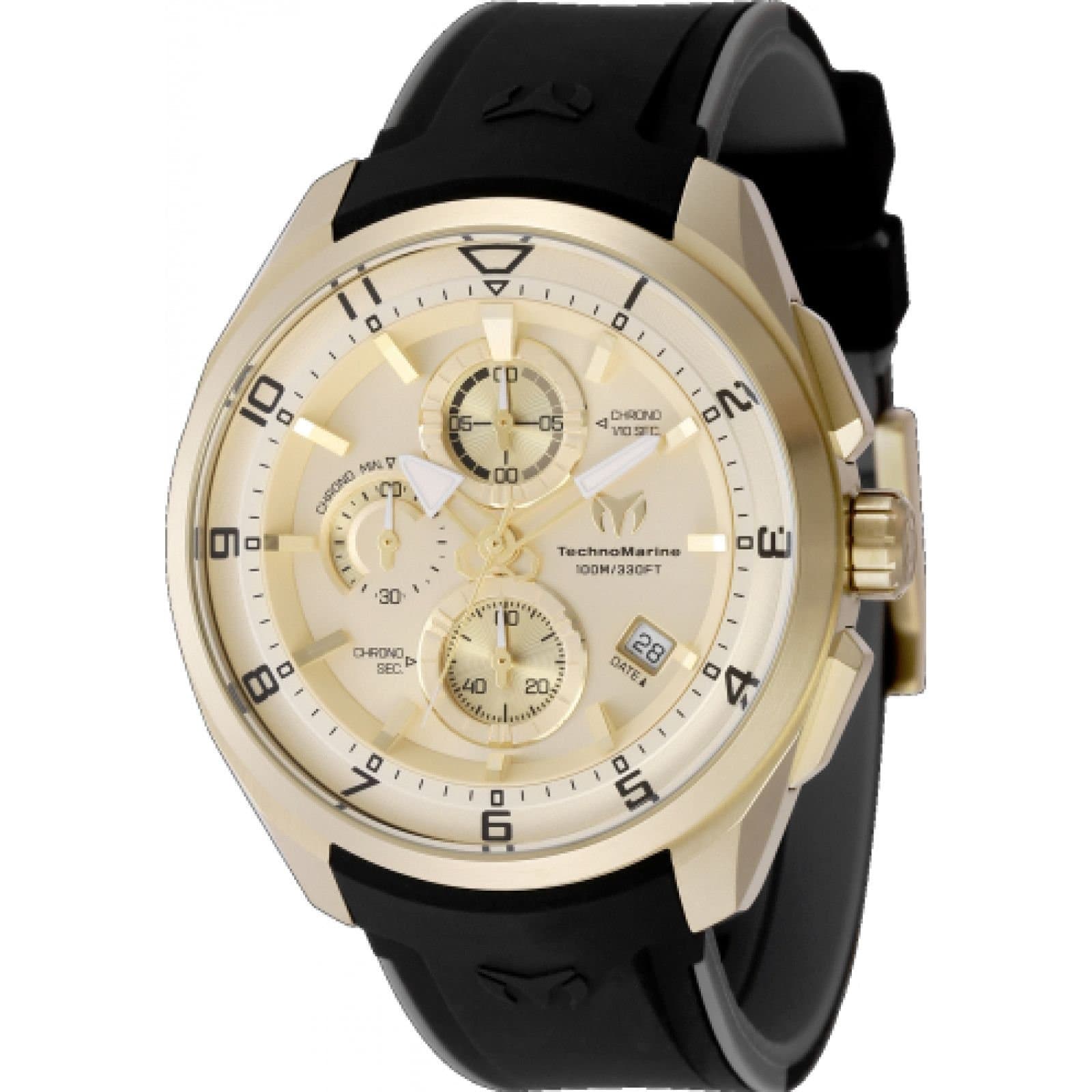 TechnoMarine TechnoMarine Men's TM-318132 Ocean 44mm Quartz Watch in Black