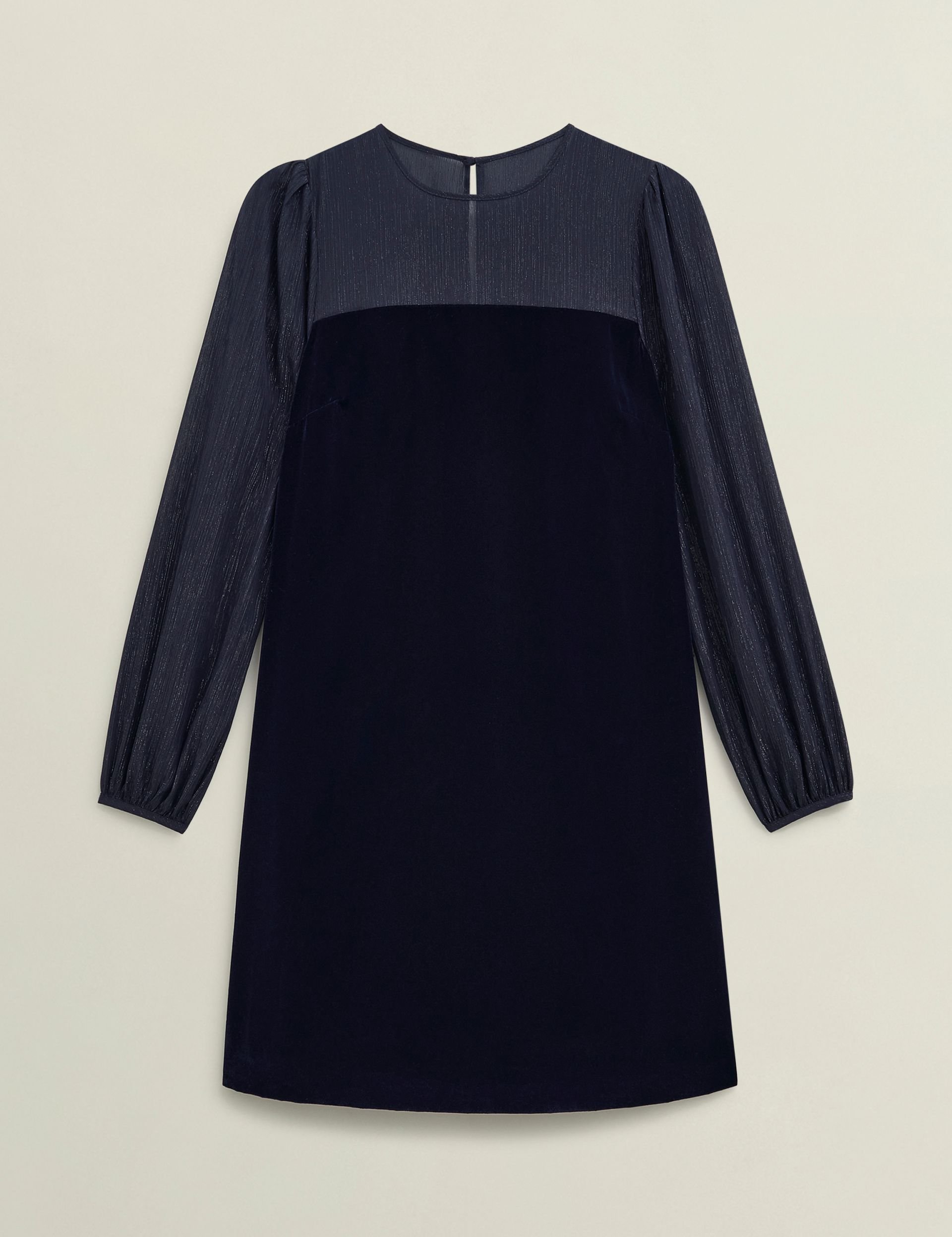 Hobbs London Hobbs London Women's Zariah Velvet Dress in Dark Navy - 2
