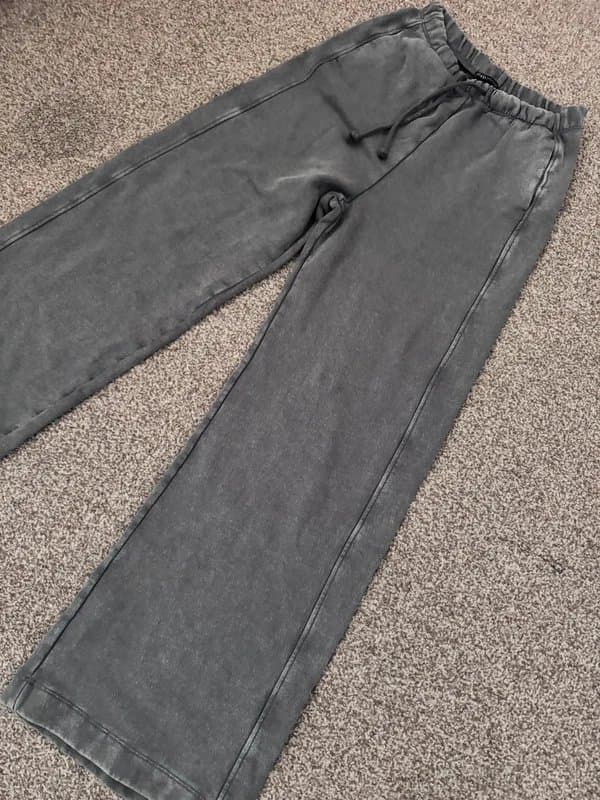 Zara Zara Stonewash Joggers - Grey - S