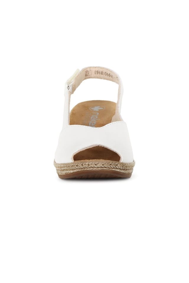 Rieker Rieker Women's 'Honolulu' Wedge Sandals in White - 3