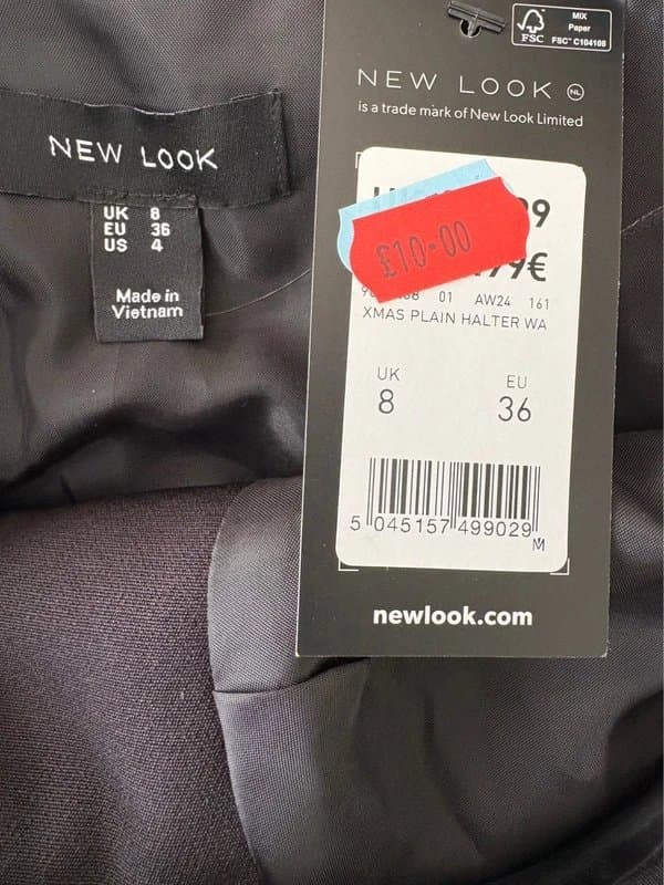 New Look New Look Tuxedo halter top