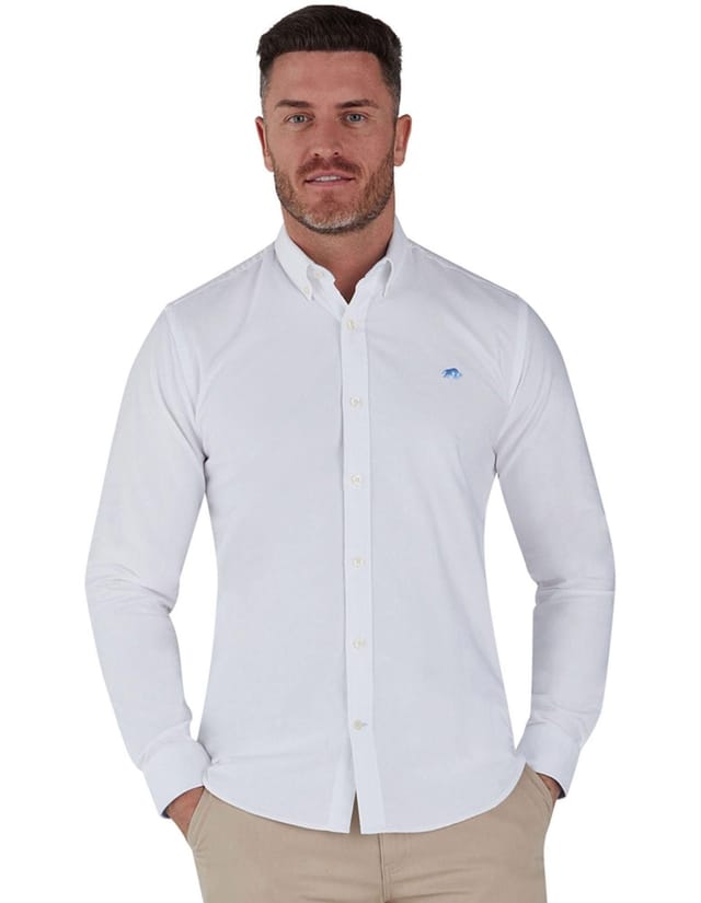 raging bull Raging Bull Men's Classic 2 Pack Long Sleeve Oxford Shirt - 3