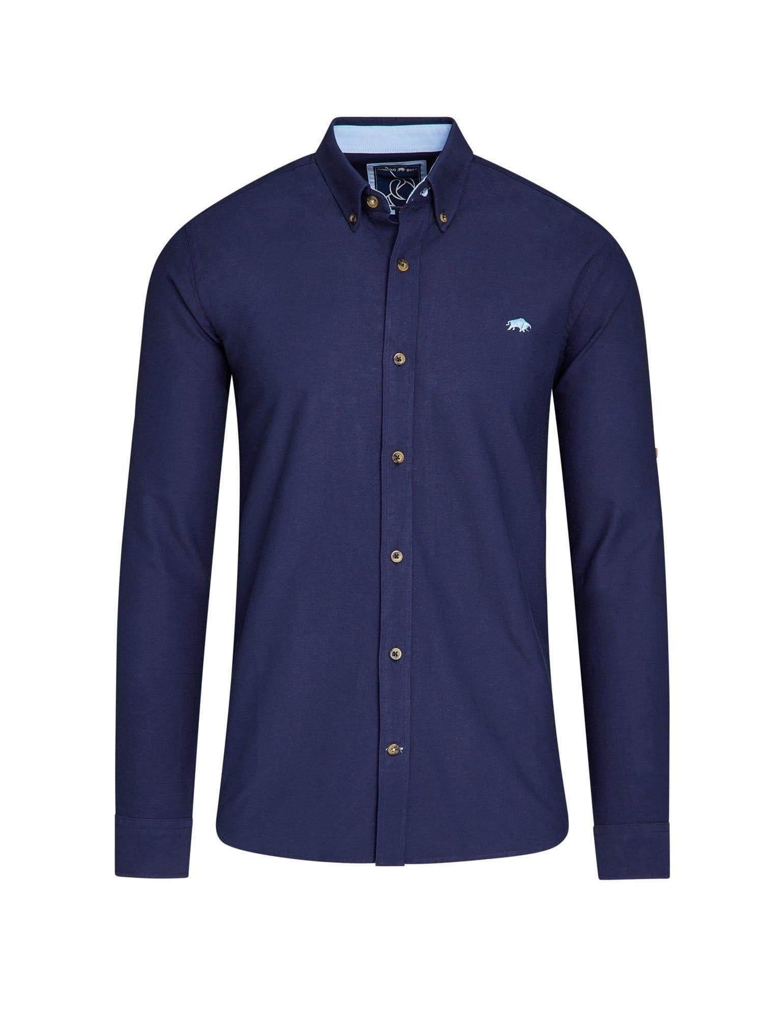 raging bull Raging Bull Men's Classic 2 Pack Long Sleeve Oxford Shirt - 4