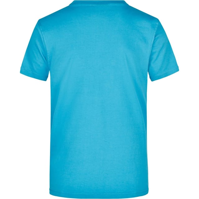 James and Nicholson James and Nicholson Men's Heavyweight Crew Neck T-Shirt in Blue - 2