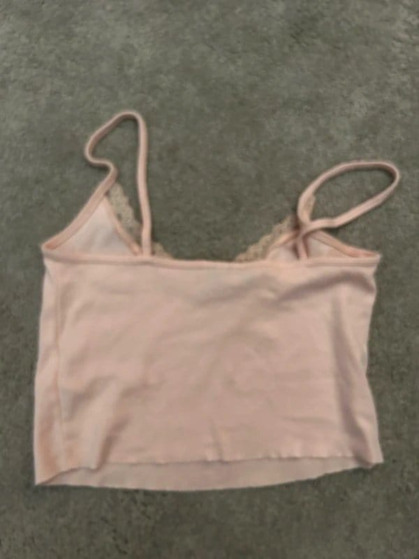 Topshop Pink Lace Cami