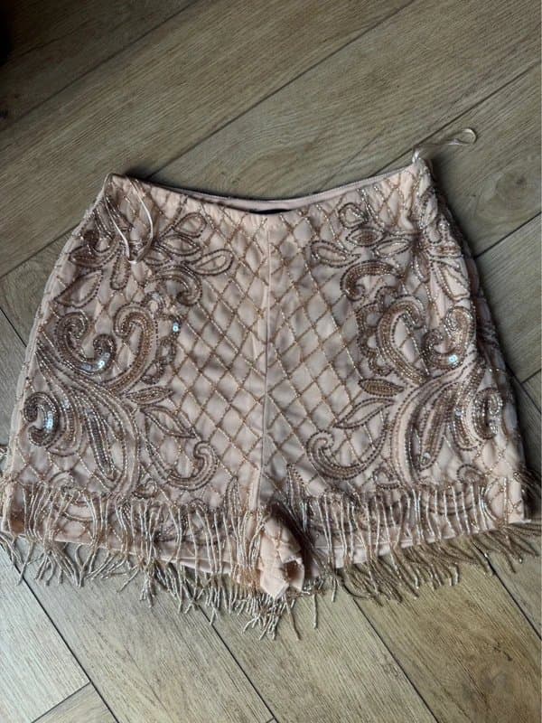 ASOS ASOS design beaded embellished shorts size 10