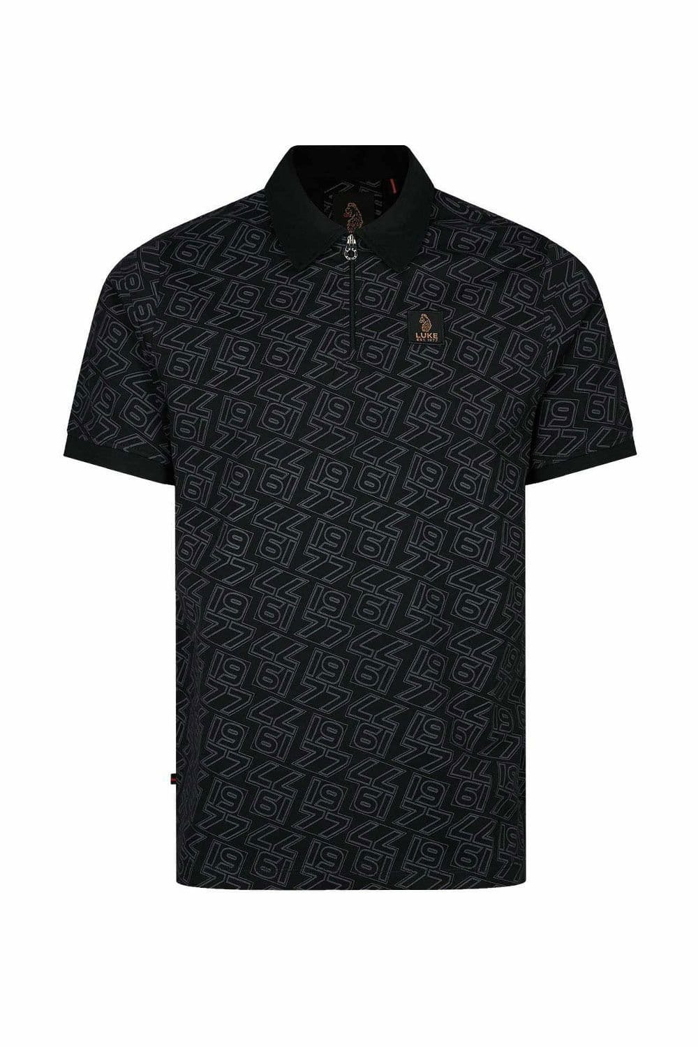 Luke 1977 Luke 1977 Men's Totti Polo in Black - 4