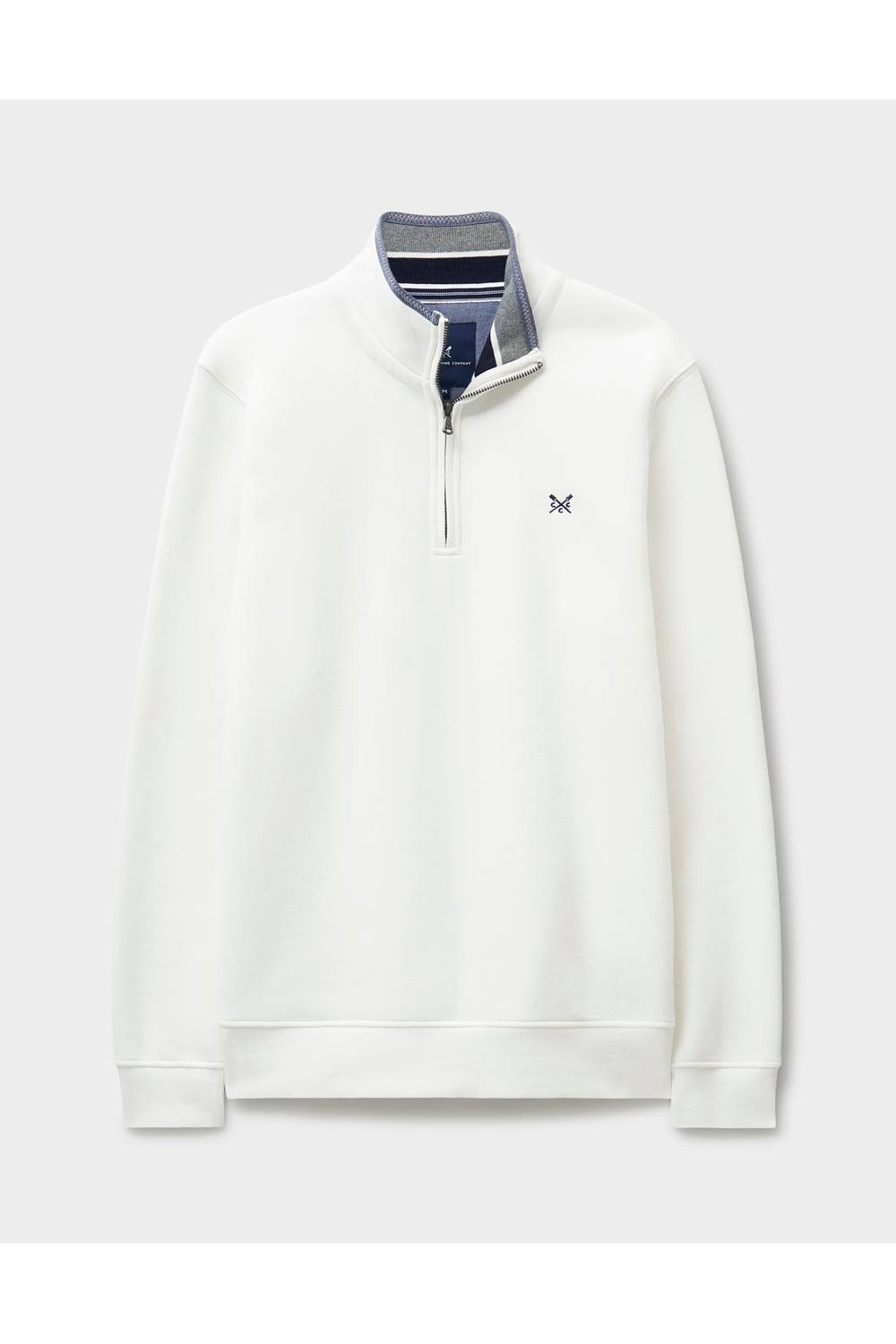 Crew Clothing Crew Clothing Men's Classic Half Zip Sweat Snow White - 2