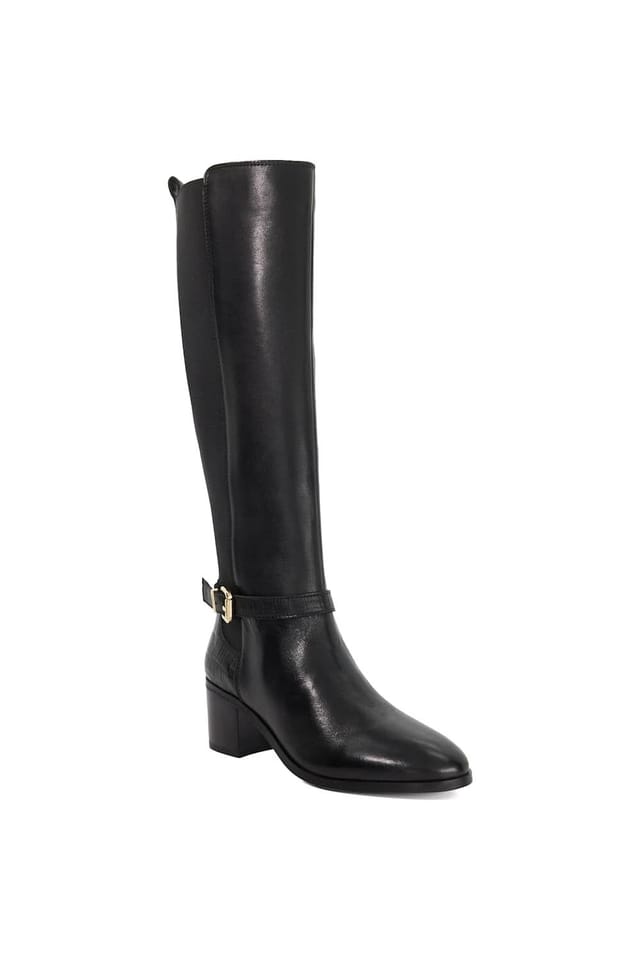 Dune London Dune London Women's 'Tilbys' Leather Knee High Boots in Black - 2